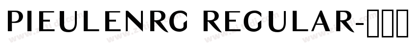 PIEULENRG REGULAR字体转换